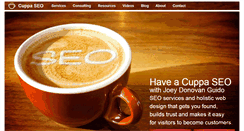 Desktop Screenshot of cuppaseo.com