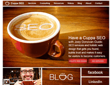 Tablet Screenshot of cuppaseo.com